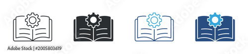 Foto Technical documentation icon set