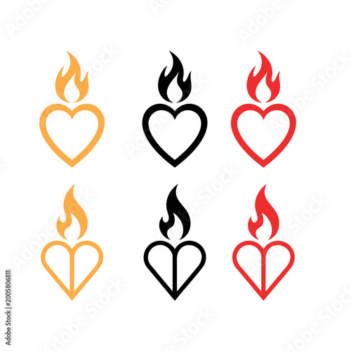 Set of hearts in black color, heart icons set vector, set of hearts different shapes for design. Heart collection. Vector art. Heart, love, romance hearts. Vector icons. Heart love symbol black
