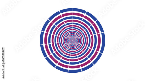 Abstract Circle Geometric Design Pattern.