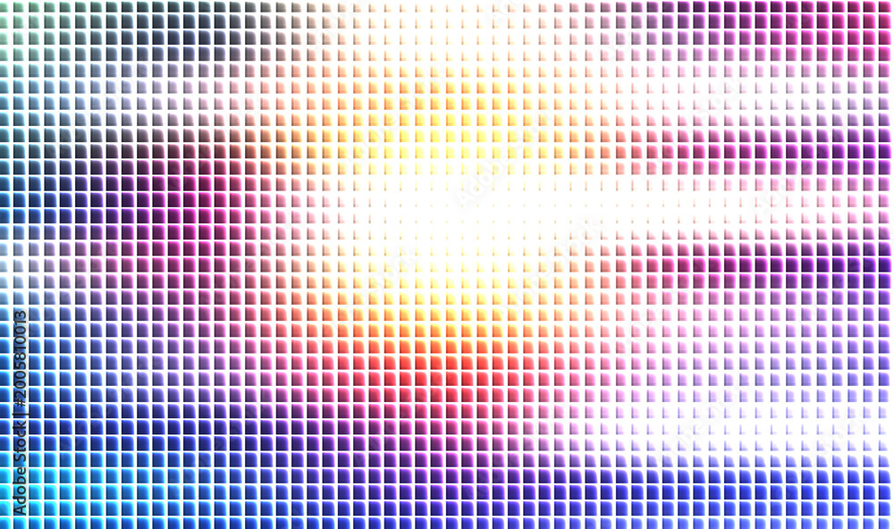 Fototapeta premium Colorful pixelated pattern with gradient effect