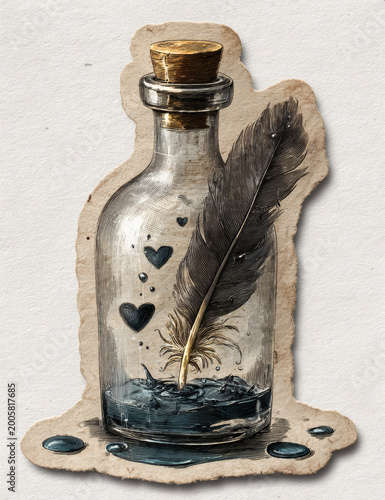 Bottle of oil.