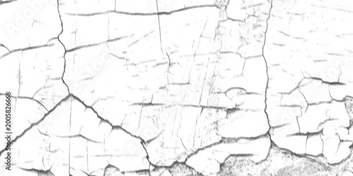 Canvastavla A grunge textured concrete wall surface featuring an old pattern of peeling pain