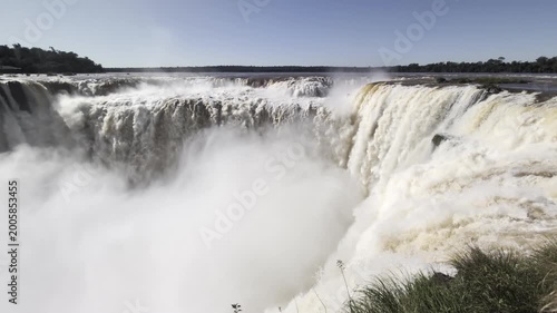 The turbulent waters of Iguazu Falls in Iguazu National Park and Reserve, Argentina, in June.

