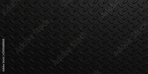 A dark, textured metal surface with a diamond plate pattern fills the frame. for Website. Background, Branding