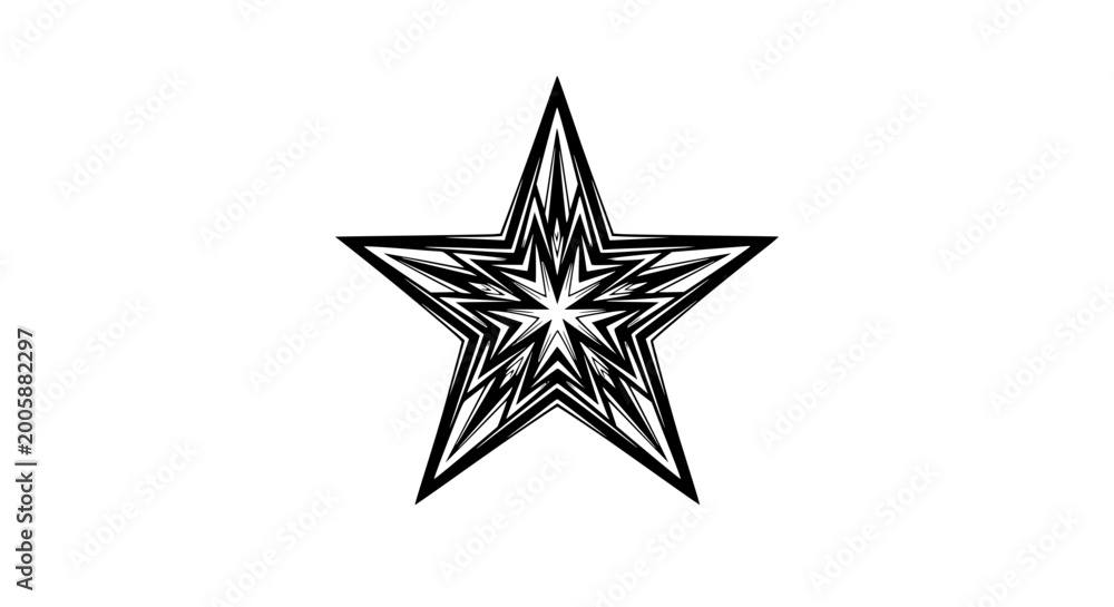Obraz premium Abstract Starburst Graphic Design