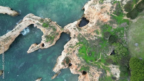 Portugal, Alvor - Praia da Prainha [Aerial Video]