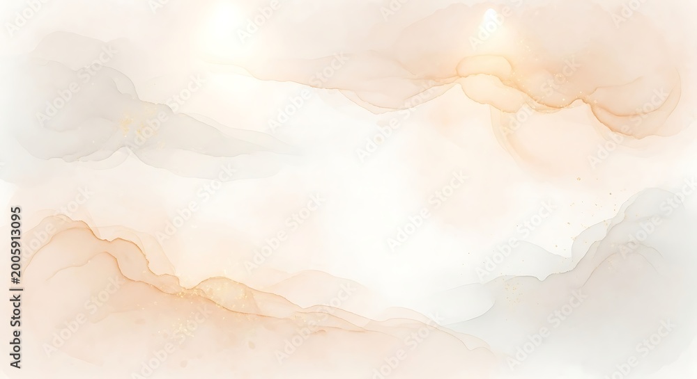 Fototapeta premium Soft peach and cream colored abstract background with cloudy texture