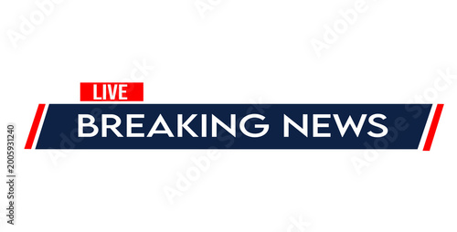 Free Download Breaking News Live banner design  - GFXLoad