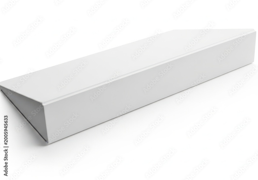 Fototapeta premium Modern white trim molding for interior wall corner