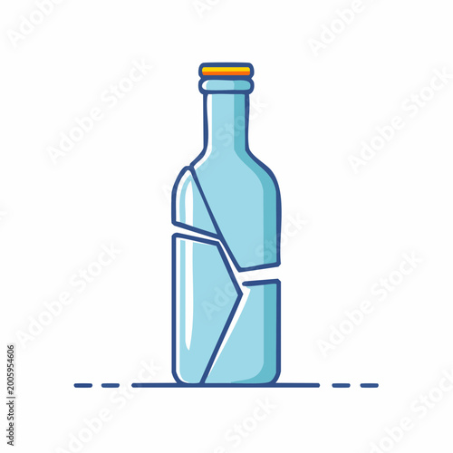 Broken Glass Bottle Icon