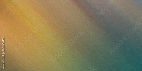 Konstfotografi Abstract image with earthy tone gradient transitioning from yellow to green and dark blue creating soft texture