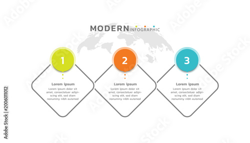 Presentation infographic business template design