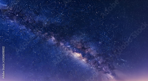 Stunning Milky Way Galaxy Arching Across Night Sky