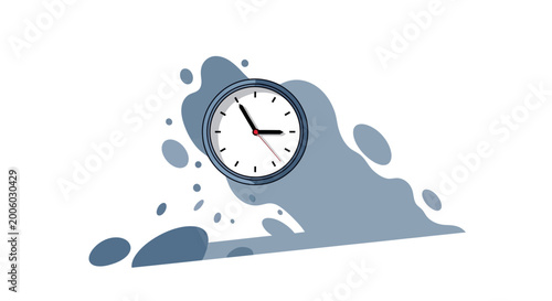 Foto Melting Clock Concept