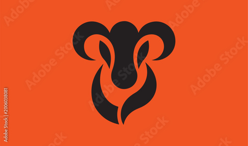 Okapi vector silhouette icon logo
