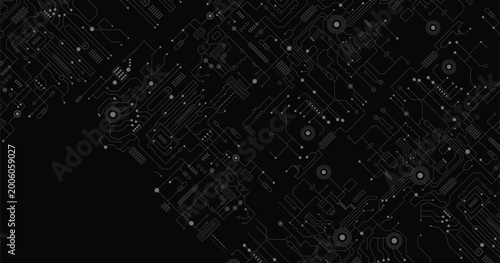 Εκτύπωση καμβά Electronics board