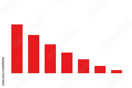 A colorful bar graph is shown on a white background with decreasing bars Free Download A colorful bar graph is shown on a white background with decreasing bars - GFXLoad