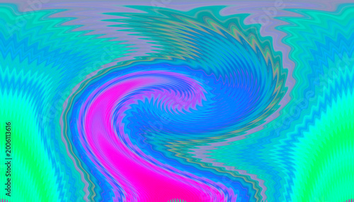 Fotografie Vibrant swirling pattern with shades of blue, pink, and green hues
