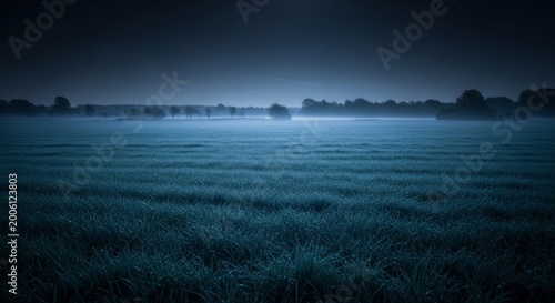 Peaceful Sunrise Through the Morning Mist