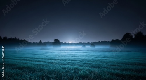 Soft Morning Light Over a Mist-Covered Lake