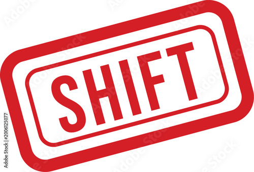 Fotografie A prominent red rectangular stamp graphic emphatically displays the transformati