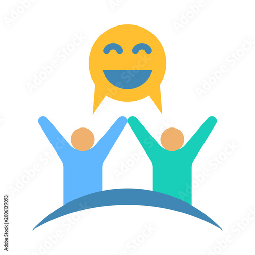 Icebreaker Activities Icon - Flat Color
