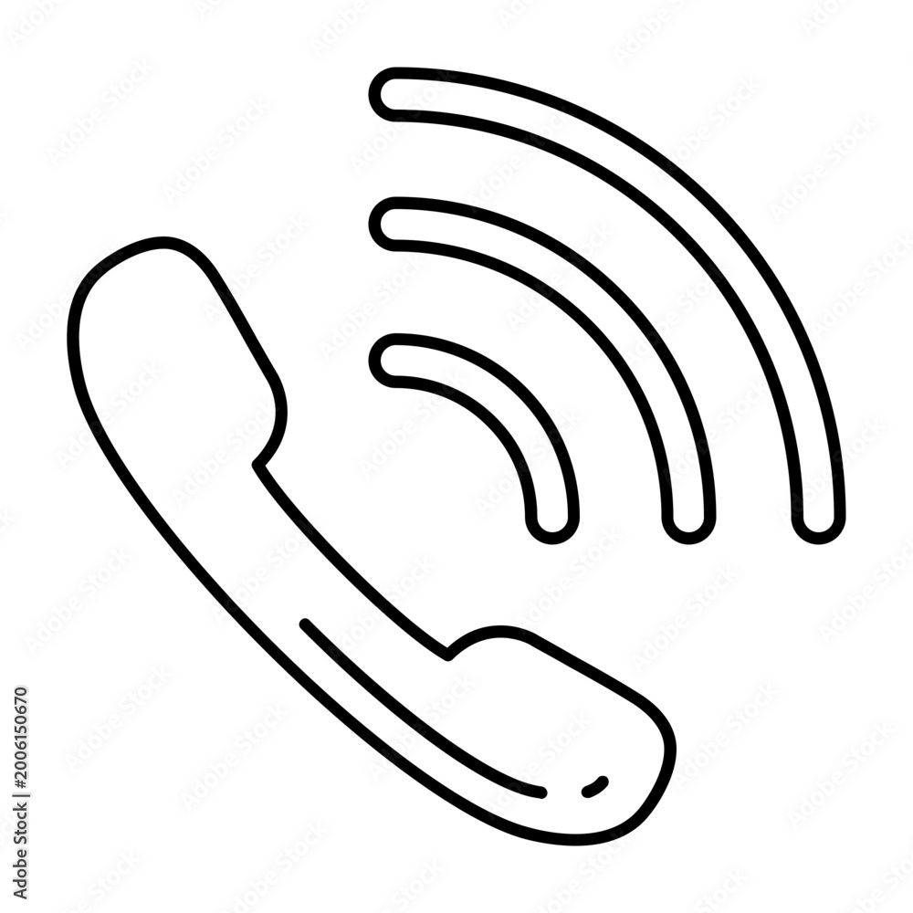 Foto Call Linear Icon