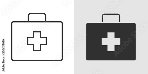 Принти на полотні First Aid Training Icon representing basic emergency medical education, teaching lifesaving skills such as CPR, wound care, and injury response for immediate assistance in critical situations