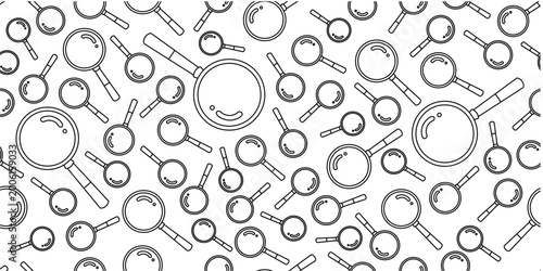 Fotografía Loupe seamless pattern background