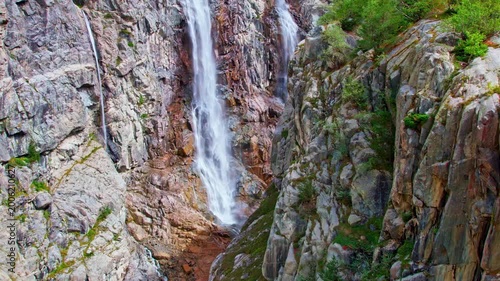 Majestic Waterfalls in Svaneti Mountains, Georgia