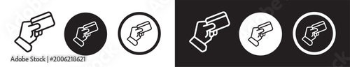 credit card icon on white background