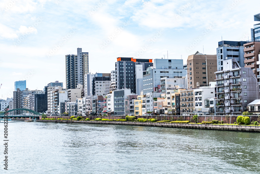 Fototapeta premium 隅田川テラスからの風景