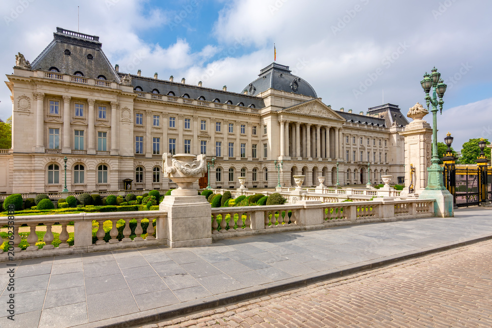 Fototapeta premium Royal Palace in Brussels, Belgium
