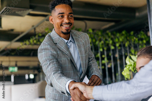 Confidence And Friendliness In Meetings. Professional Exchange Shows Mutual Understanding And Trust
