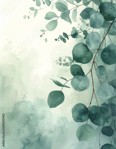 green leaves background