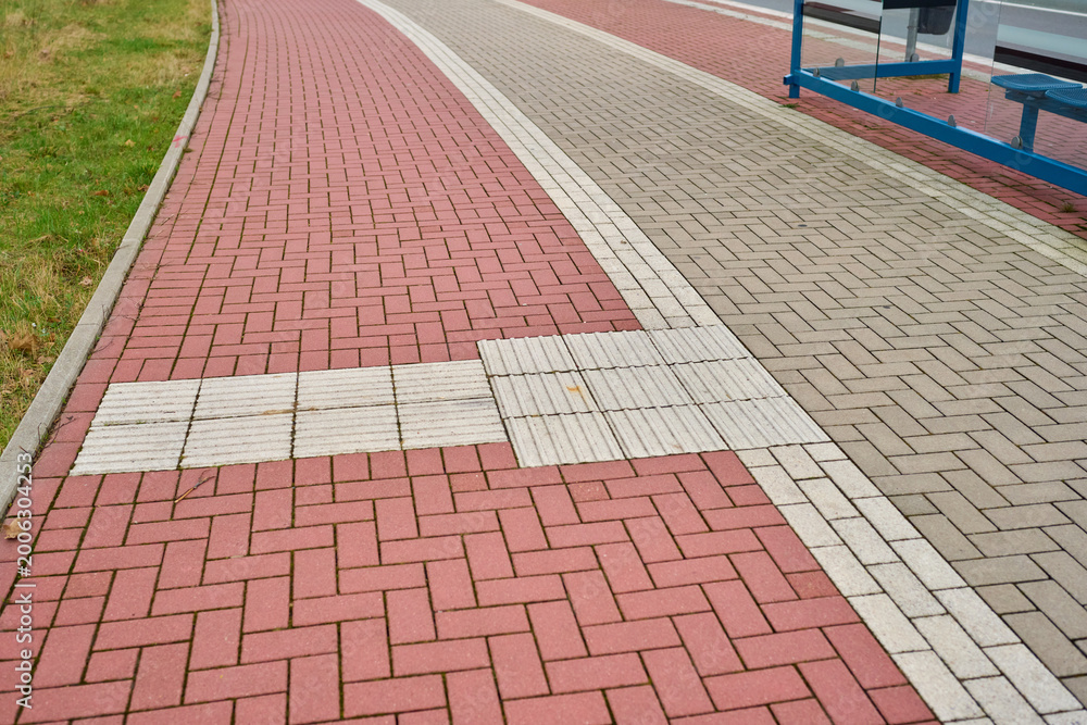 Obraz premium Creative city walkway design
