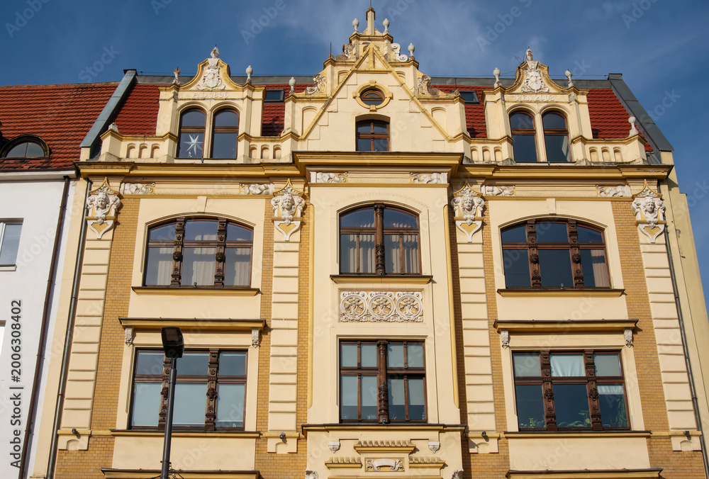 Fototapeta premium Beautiful Building from 1896, Rynek (Market Square). Bytom, Poland.