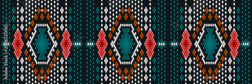  Ethnic, folk, geometric, mosaic ornament, pattern  seamless for fabrics, interiors, ceramics and furniture in the Arabian style.
