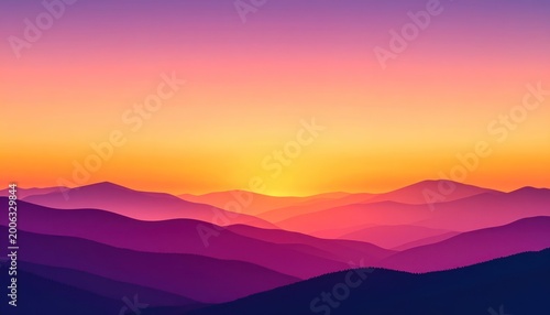 Chromatic Horizons: A Serene Vista