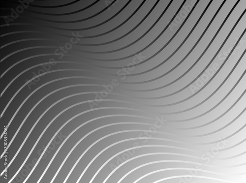  Modern abstract wavy with black and silver background.