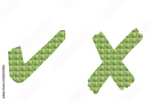 Checkmark, cross transparent background, checkbox, yes, no