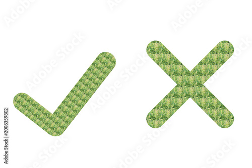 Checkmark, cross transparent background, checkbox, yes, no, icons, icon