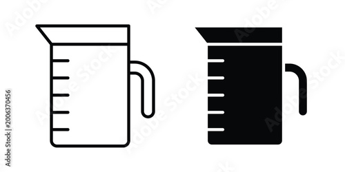 Foto Measuring cup icon design
