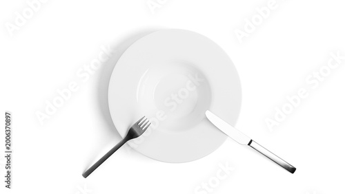 Photos Sign language with cutlery