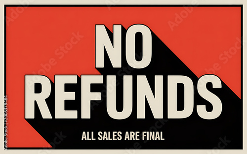 no refunds