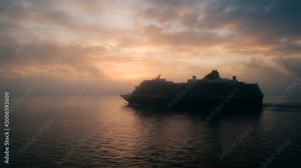 Obraz premium ship in the sea