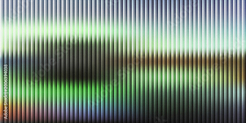 Fotografie Abstract visualization of fluctuating data patterns in a dynamic graph