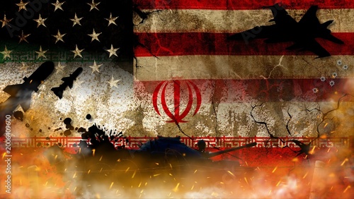 Photography War and armed conflict threaten peace between the United States and Iran
