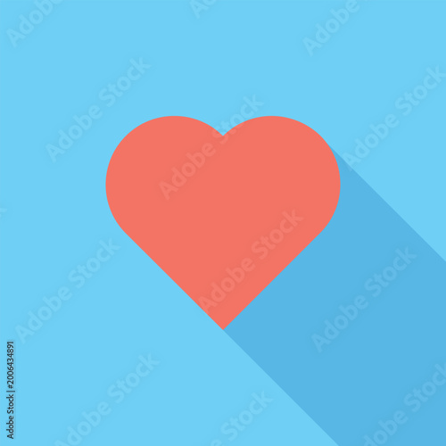 Free Download love flat web icon concept - GFXLoad