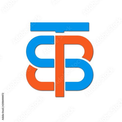 Web line modern color full logo design